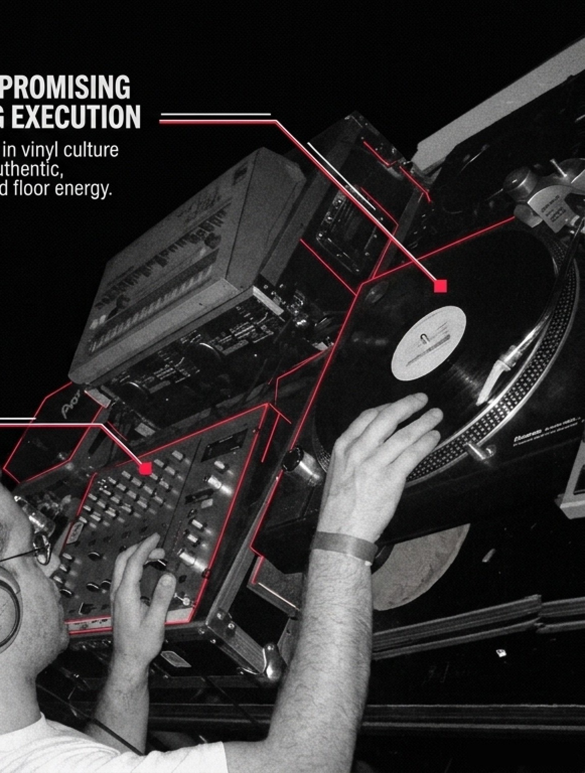 Vincent de Wit at the decks